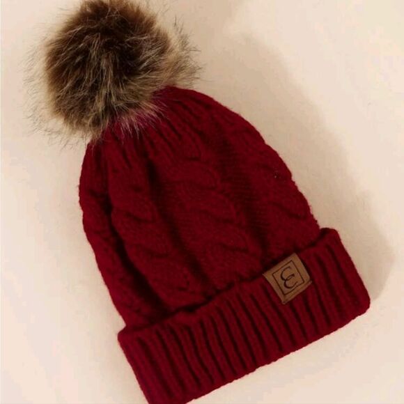 Pom Pom Beanie  - Picture 4 of 6